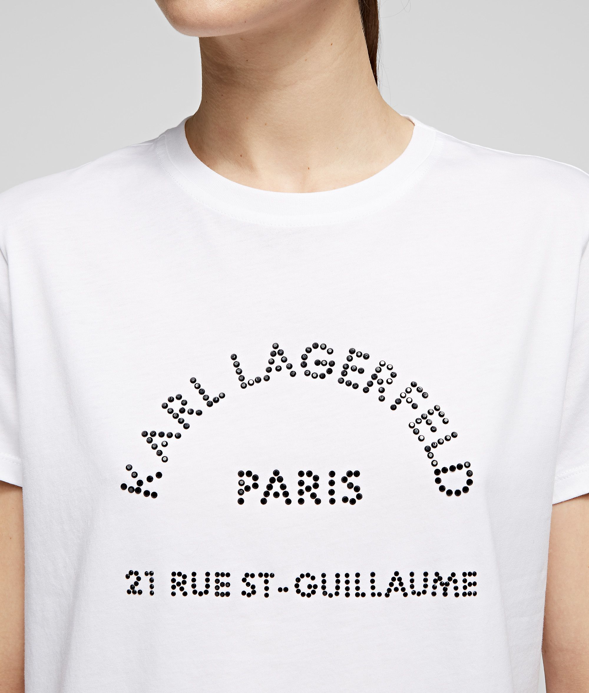 Karl Lagerfeld | Rue st-guillaume rhinestone t-shirt