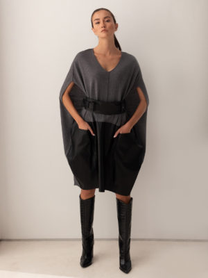 Pier antonio gaspari | Dress with artificial leather