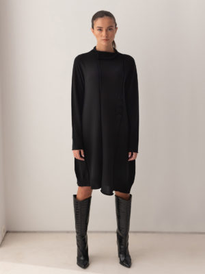 Pier antonio gaspari | Black wool dress