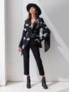 Sotris collection | Jacket with fringes, Sotris collection | Ankle-length trousers