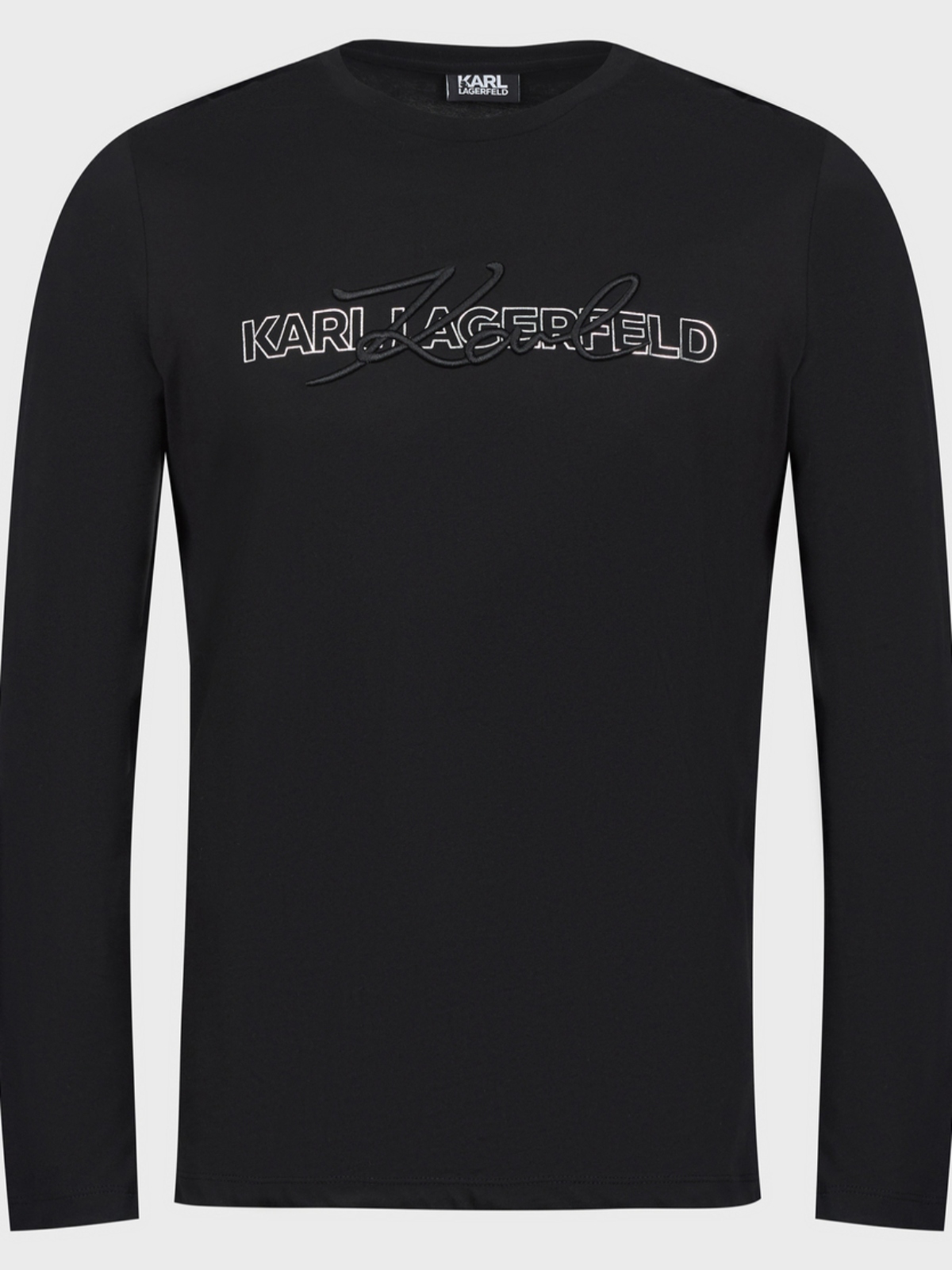 Karl Lagerfeld | Long sleeve logo crewneck t-shirt