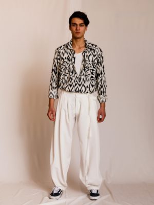 Dante | Printed shirt with chest pockets