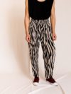 Dante | Zebra print pleated pants - Image 2