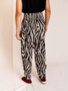 Dante | Zebra print pleated pants - Image 3