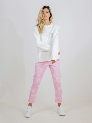 Ice Play | Pink tie-dye jeans