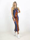 Pier Antonio Gaspari | Floral print halter strap shift dress