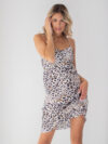 Sotris collection | Leopard print knee-length dress