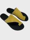 I love sandals | Toe ring flat suede sandals - Image 3