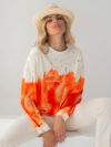 Sotris collection | Tie-dye ripped sweatshirt