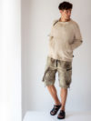Gall | Shoulder zip faded sweatshirt
