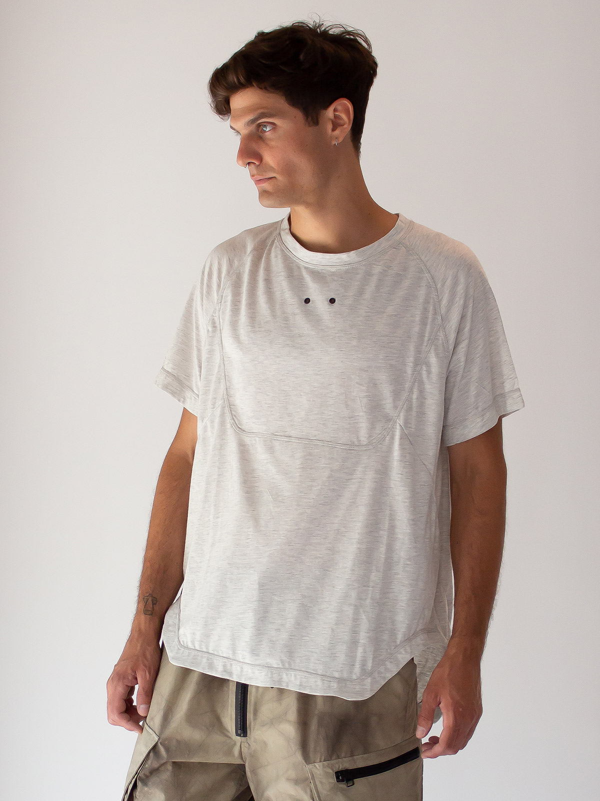 Gall | Exposed-seam boat neck t-shirt