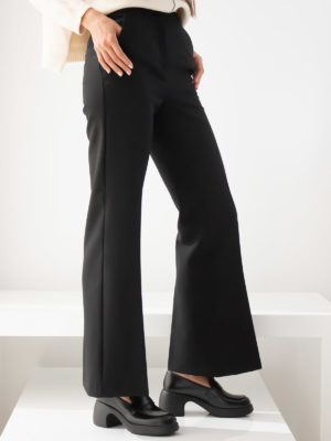 Beatrice | Pleated flared trousers