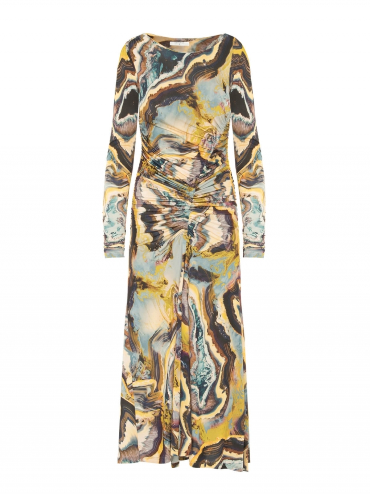 Beatrice | Printed ruched dress