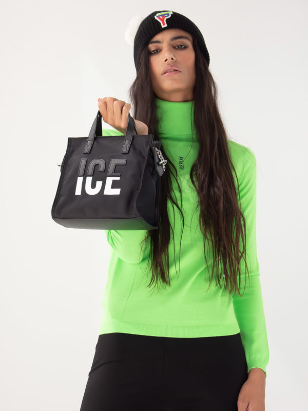 Ice Play | Logo top handle bag