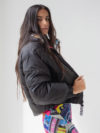 Ice Play | Patchwork print puffer jacket - Image 5