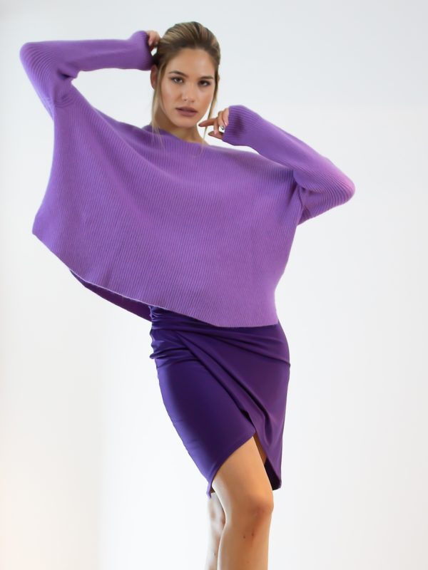 Sotris collection | Wide ribbed sweater