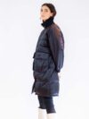 Sotris collection | Ribbed funnel neck puffer jacket - Image 5