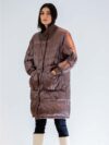 Sotris collection | Ribbed funnel neck puffer jacket - Image 6