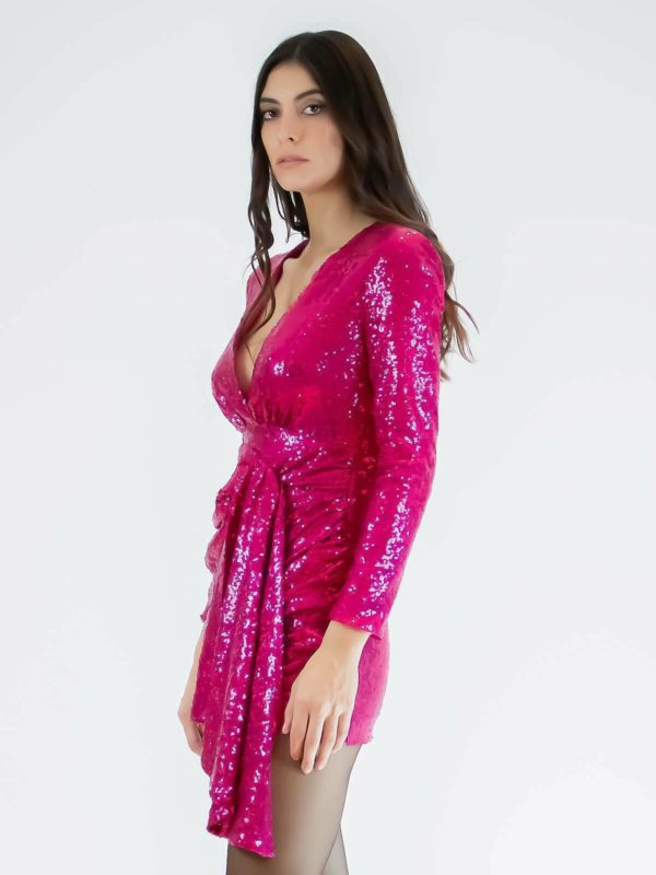 Sotris collection | Sequin dress with sash detail