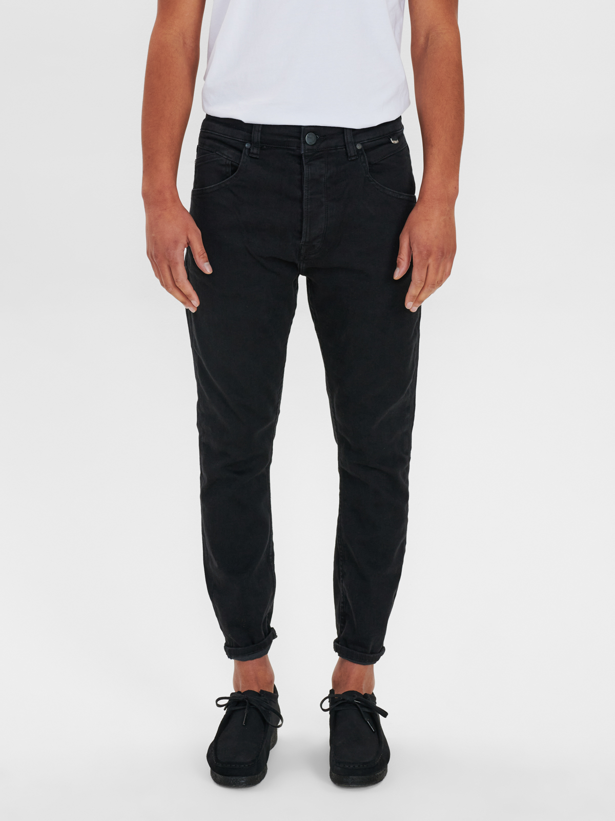 Gabba | Chambray tapered trousers