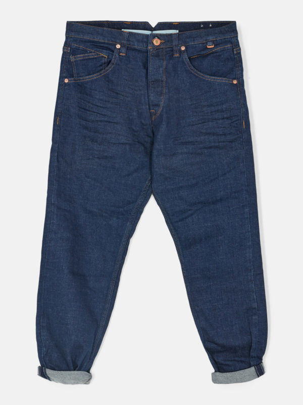 Gabba | Contrast stitch tapered jeans