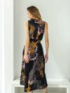 Psophia | Printed surplice neck dress - Image 6