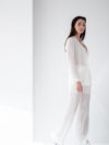 Pier Antonio Gaspari | White crinkle jacket - Image 2