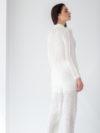 Pier Antonio Gaspari | White crinkle jacket - Image 4