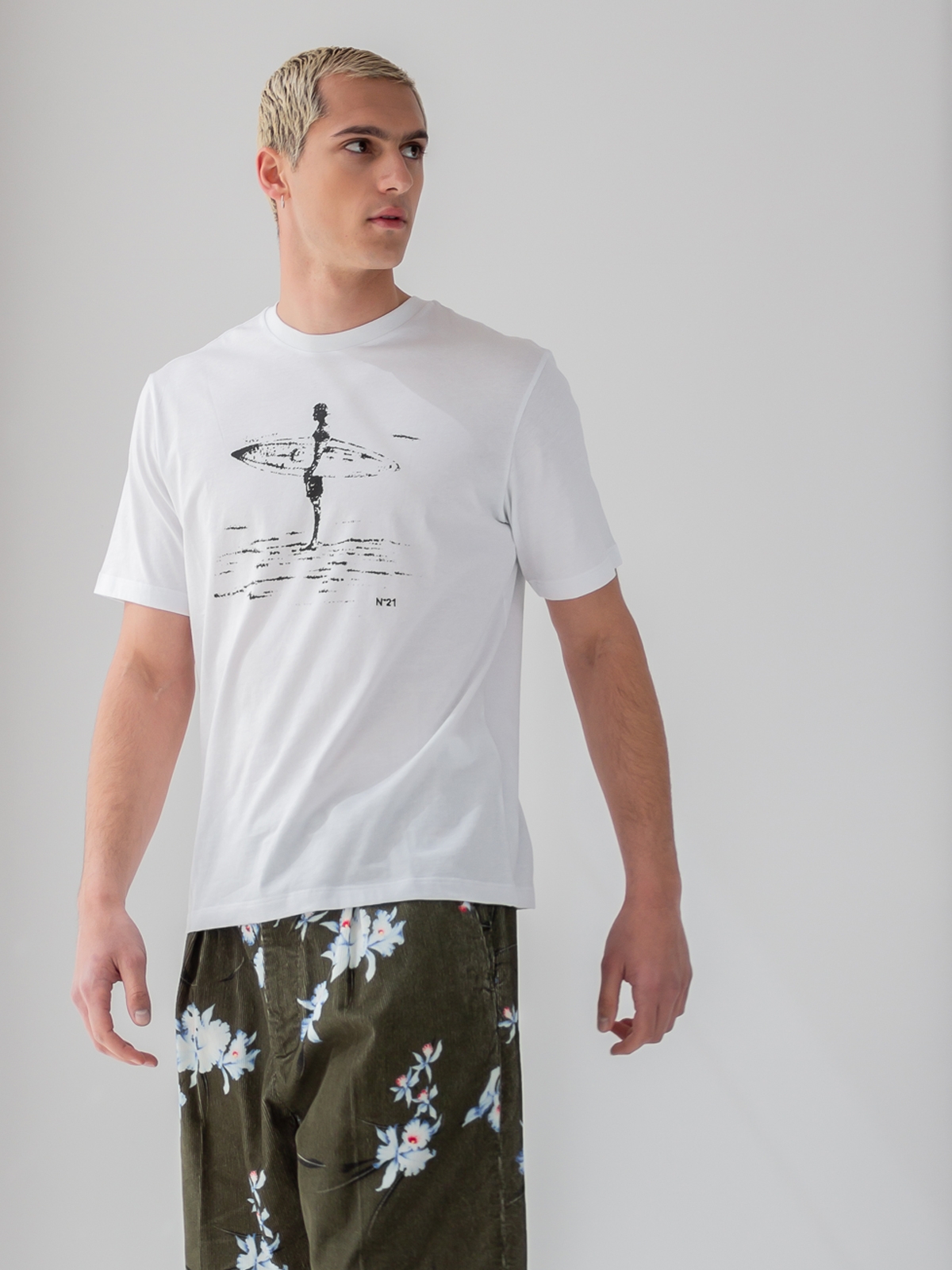 N°21 | Printed crewneck t-shirt