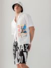 Ice Play | Lapel collar shirt with photo print - Image 3