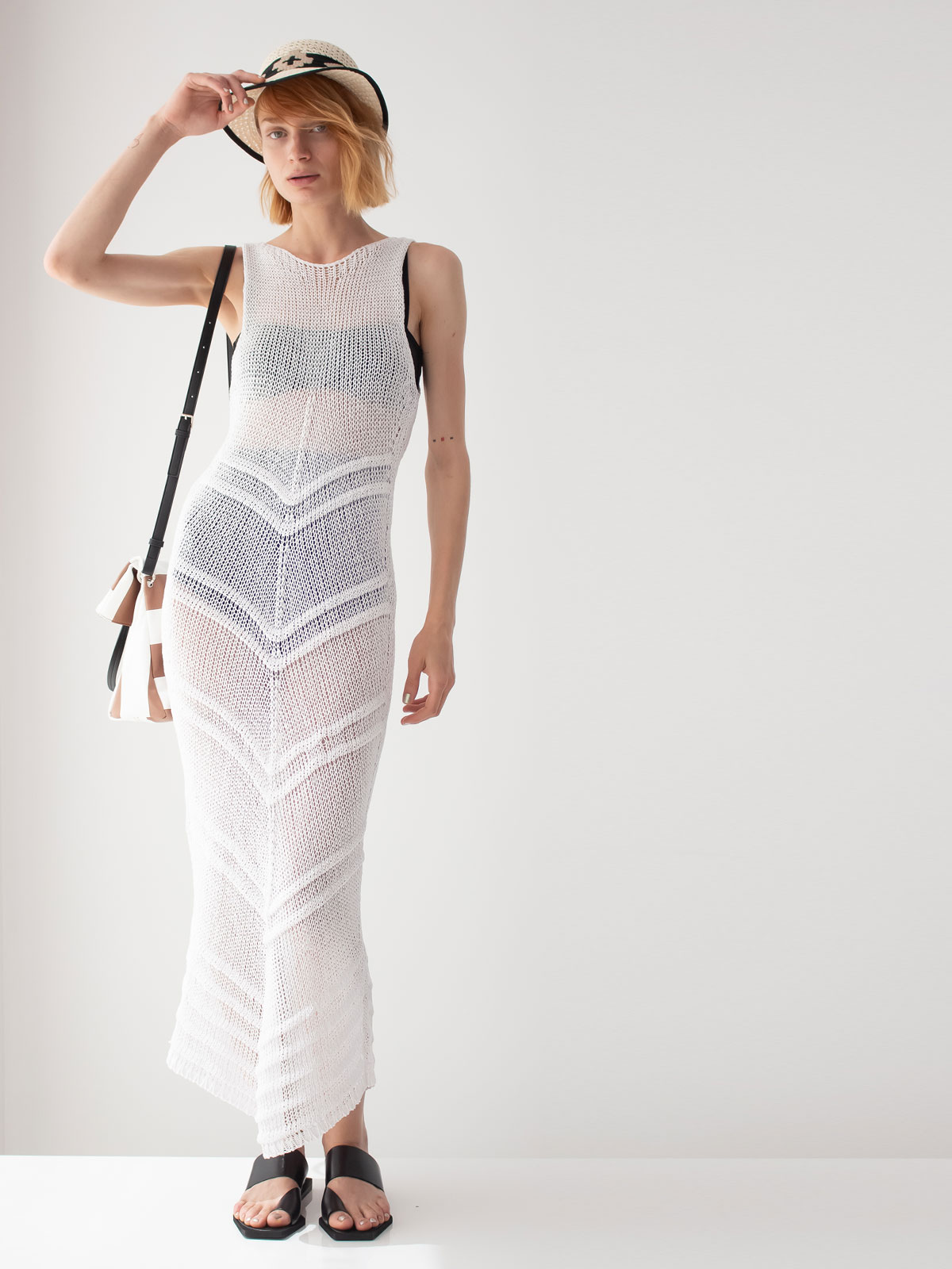 Sotris collection | Chevron knitted dress