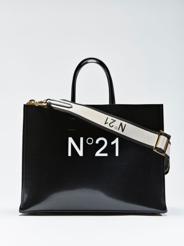 Ν°21 | Τσάντα shopper με στάμπα λογότυπο