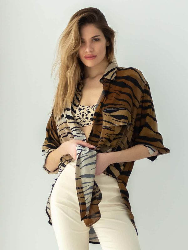Beatrice | Tiger print shirt