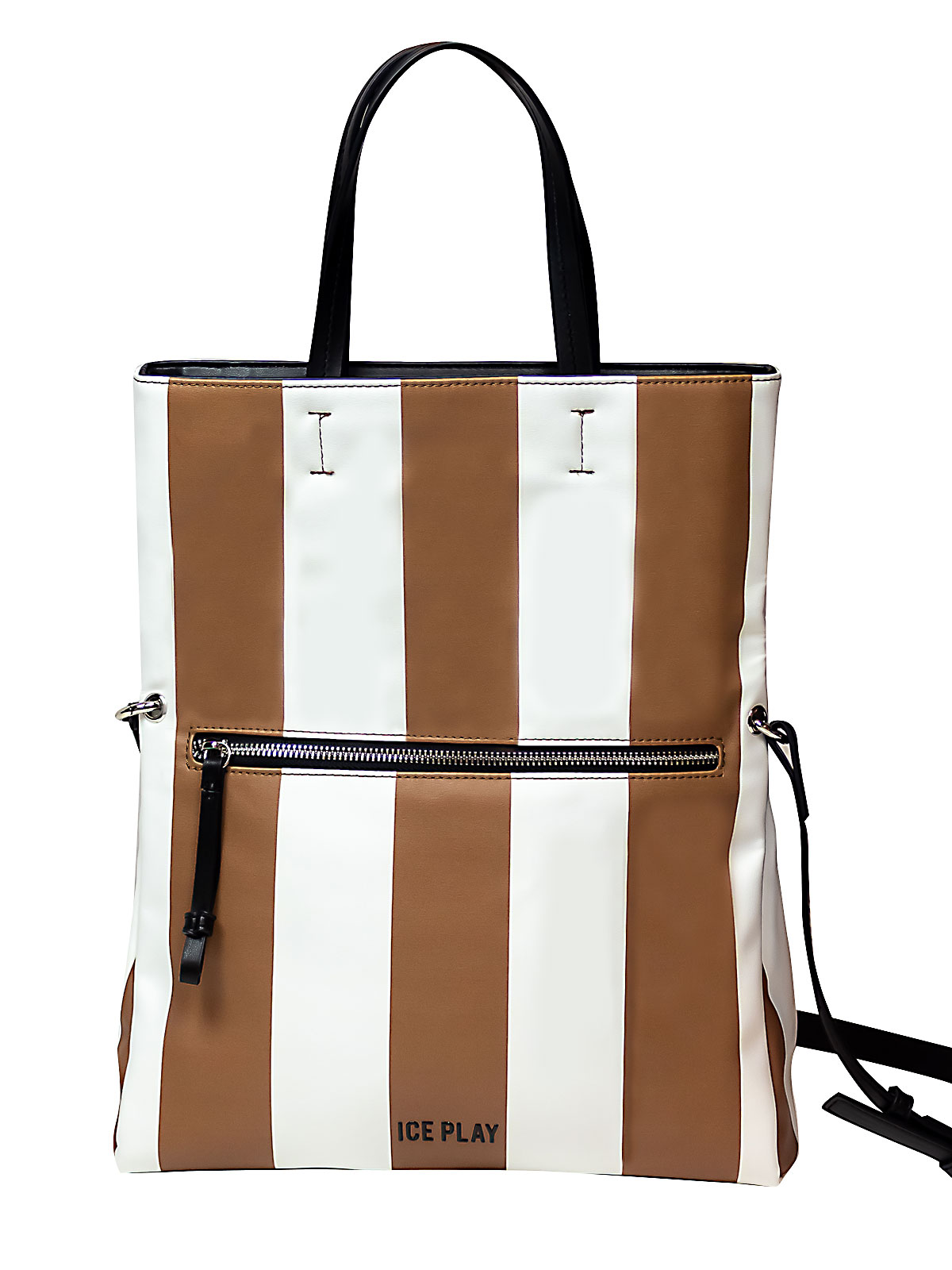 Ice Play | Striped shopping bag