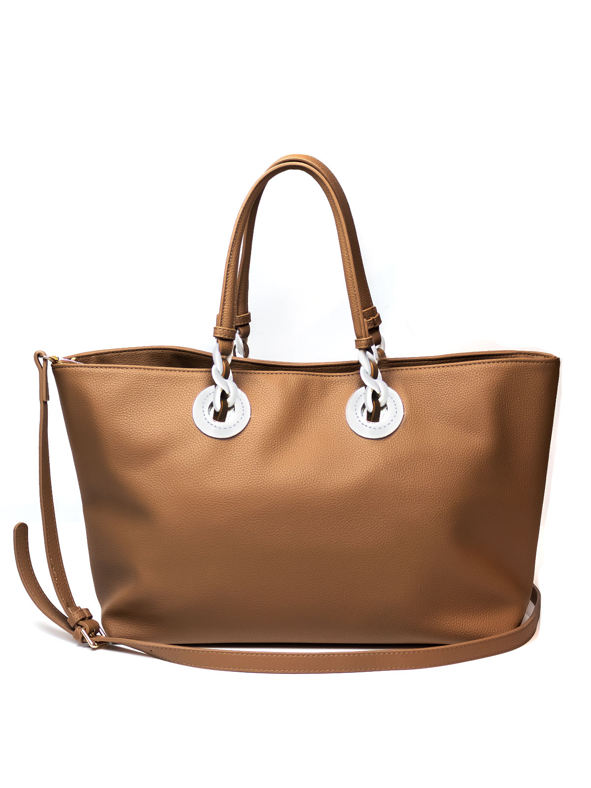 Ice Play | Saffiano-effect tote bag