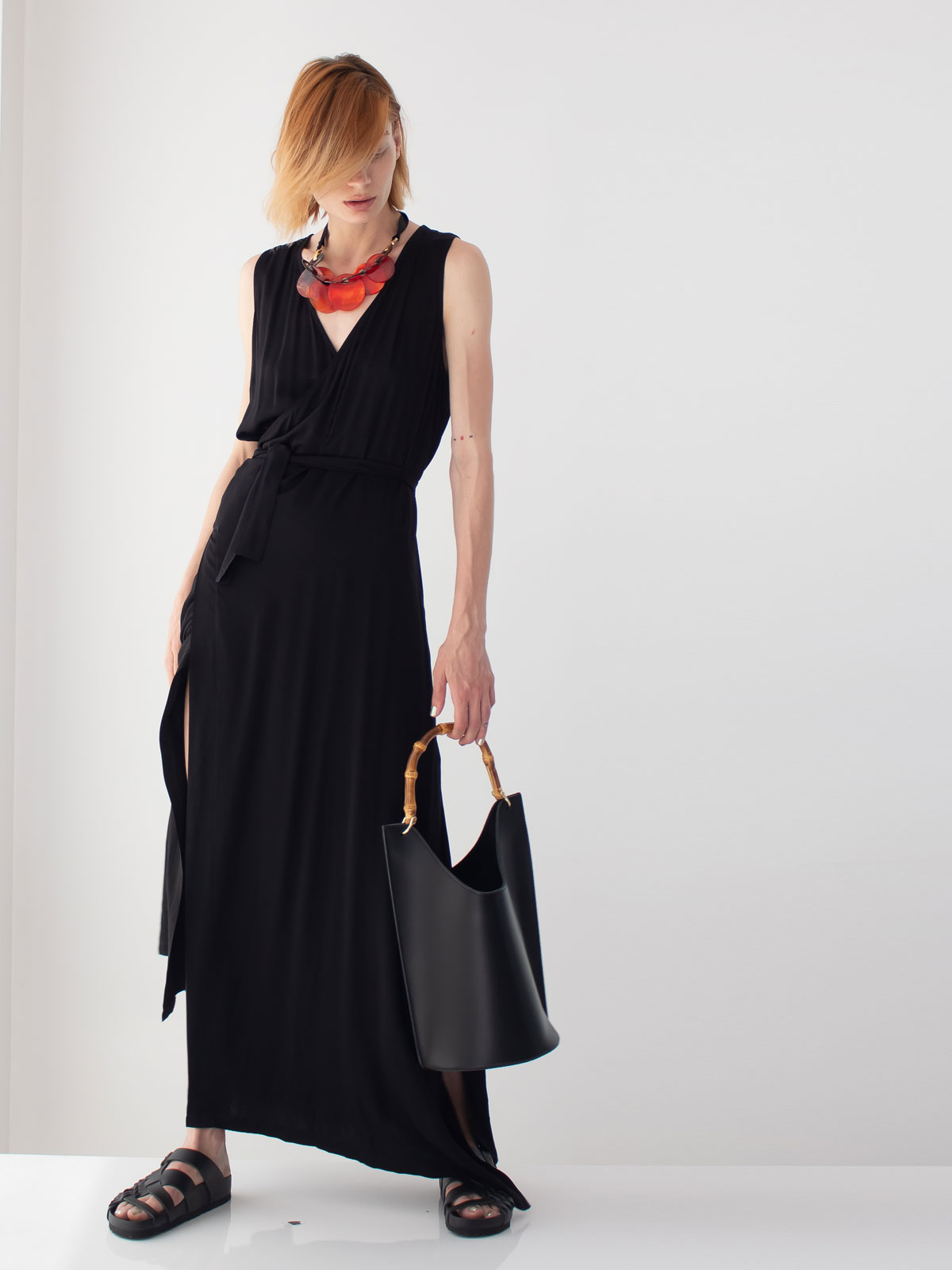 Sotris collection | Tie front wrap dress