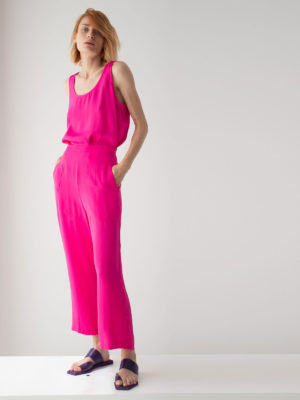 Sotris collection | Pleated wide-leg trousers