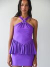 Nika Ioannidou | Ruffle halter neck dress - Image 5