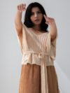 Mes Demoiselles | Rib-knit poncho sweater - Image 3