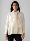 Psophia | Shirt with buttoned sleeve detail - Image 5