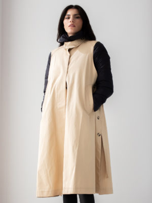 Psophia | Detachable puffer trench coat