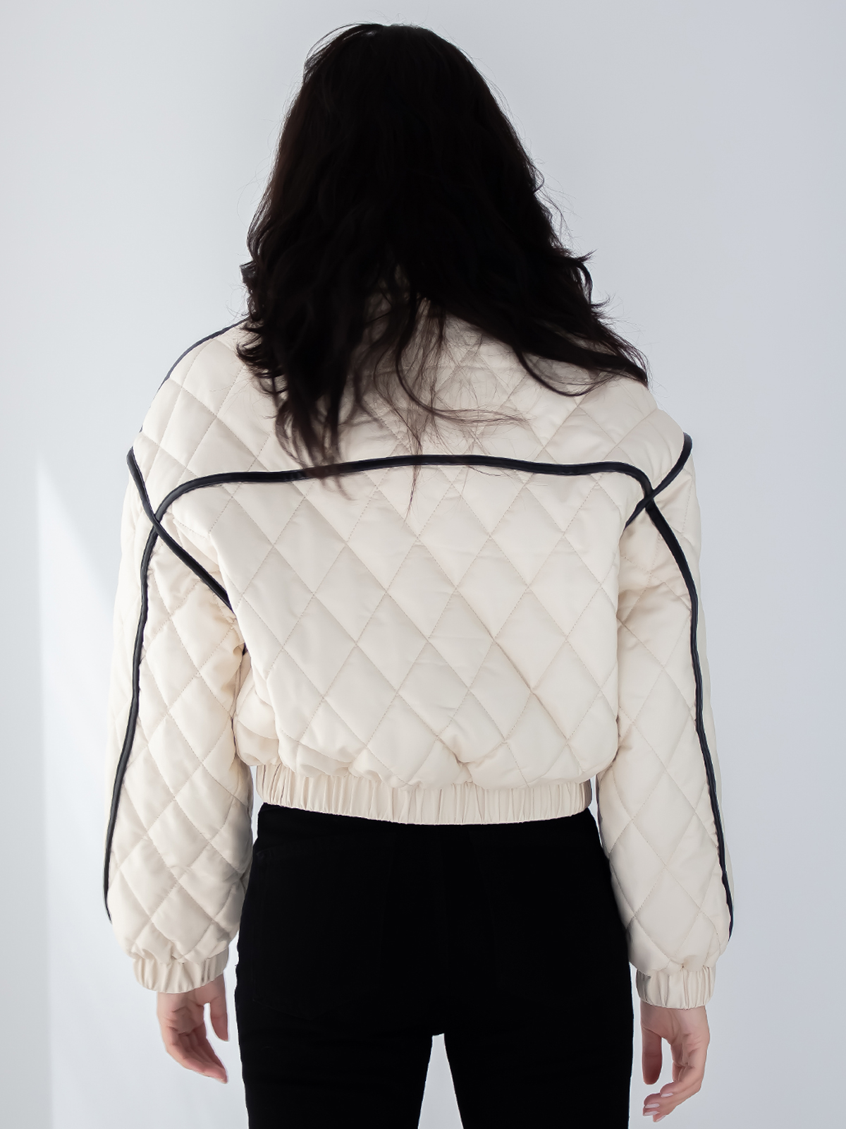 Essentiel Antwerp | Leather-look quilted jacket - Sotris Stores