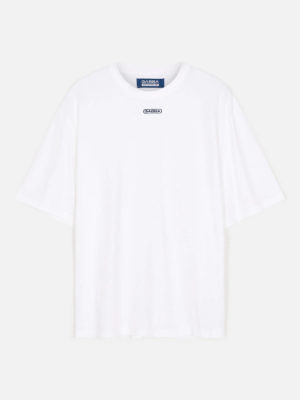 Gabba | Spirit boxy SS κοντομάνικη μπλούζα με κεντημένο λογότυπο