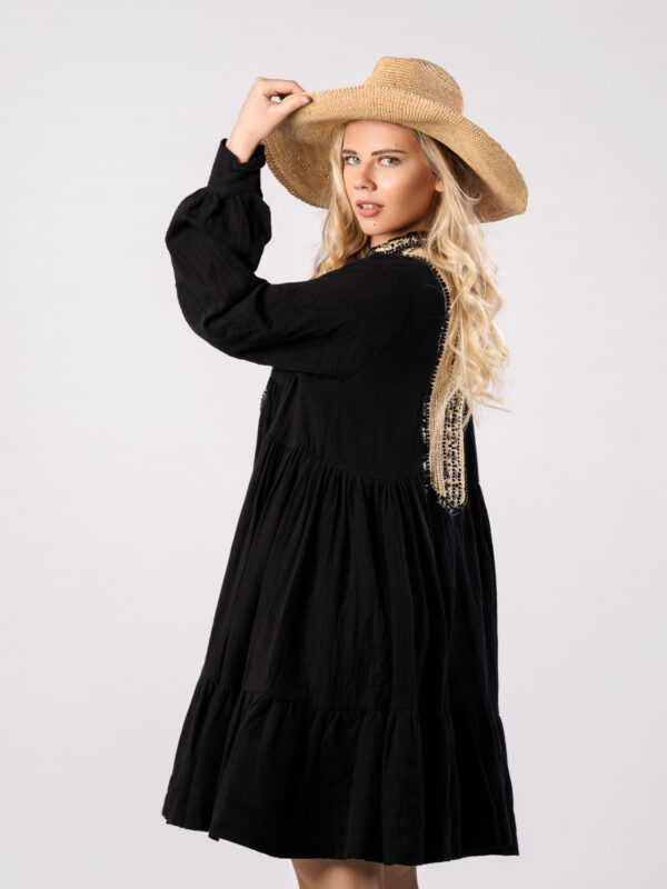 Mes Demoiselles | Noma tiered raffia detail dress - Image 3