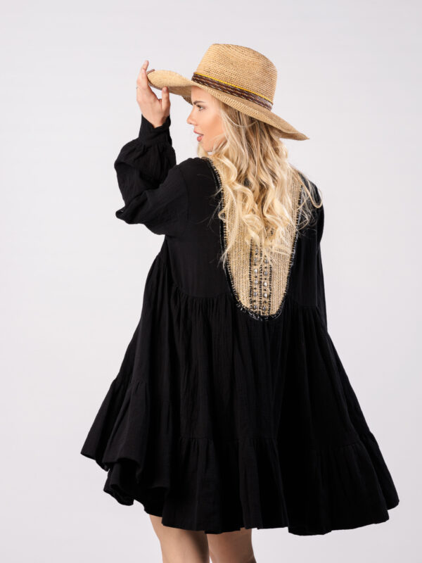 Mes Demoiselles | Noma tiered raffia detail dress - Image 4