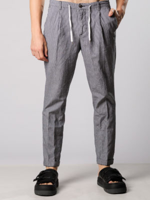 40Weft | Coach houndstooth drawstring trousers