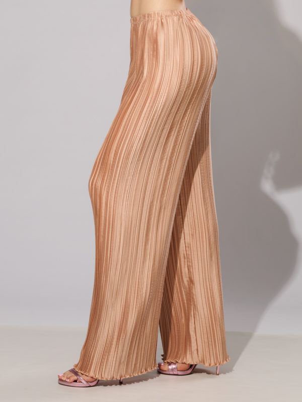 Daphne Valente | Iris pleated wide-leg trousers