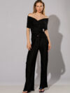 Daphne Valente | X pleated off shoulder top - Image 5