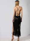 Des Phemmes | Rhinestone-embellished maxi dress - Image 4