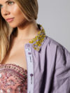 Des Phemmes | Sequin-collar shirt - Image 3